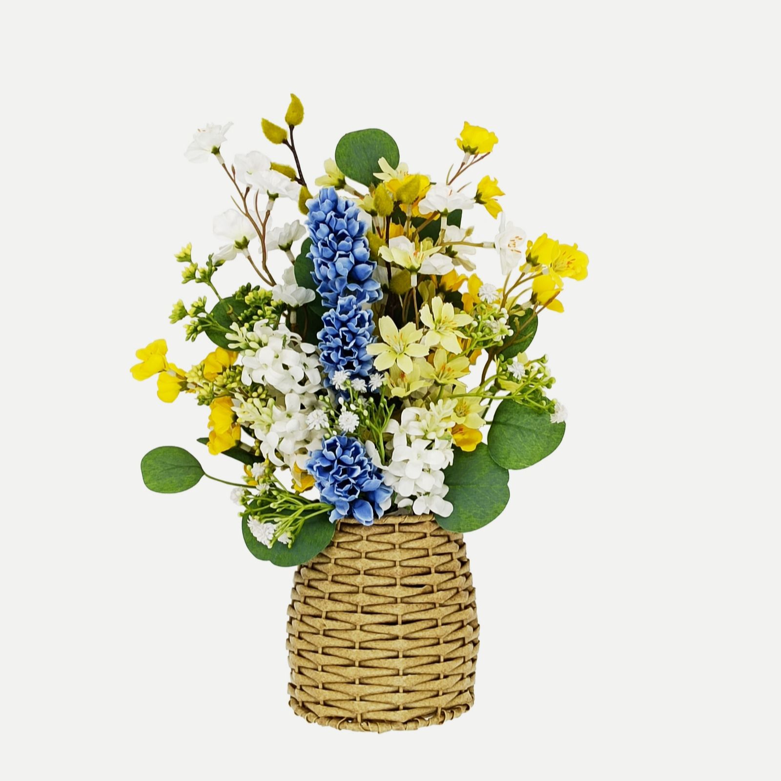Sara By Sara Davies Faux Floral Door Basket