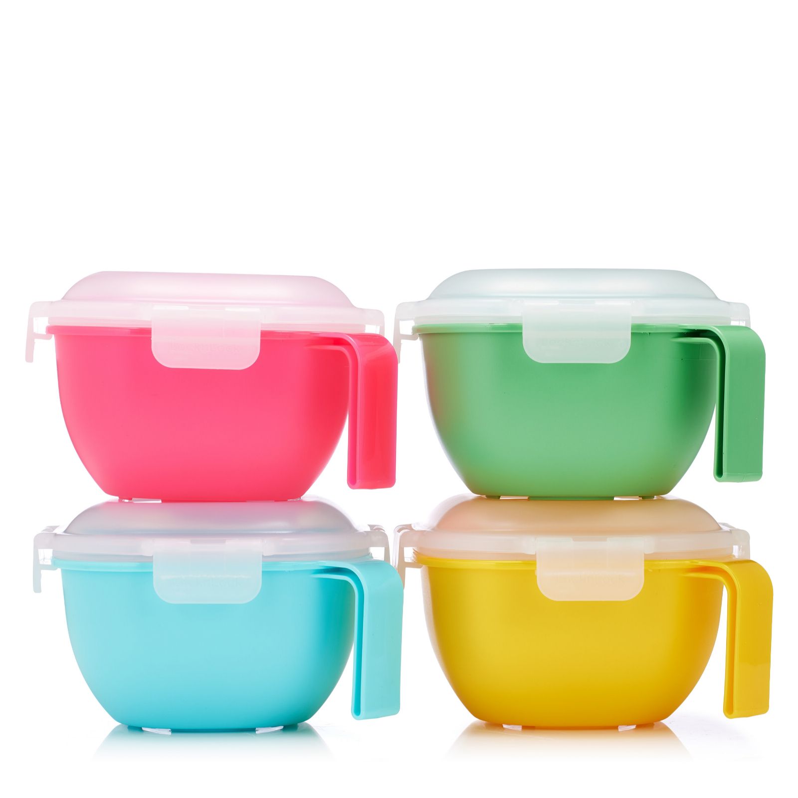 LocknLock Set of 4 Instant Cook Mugs