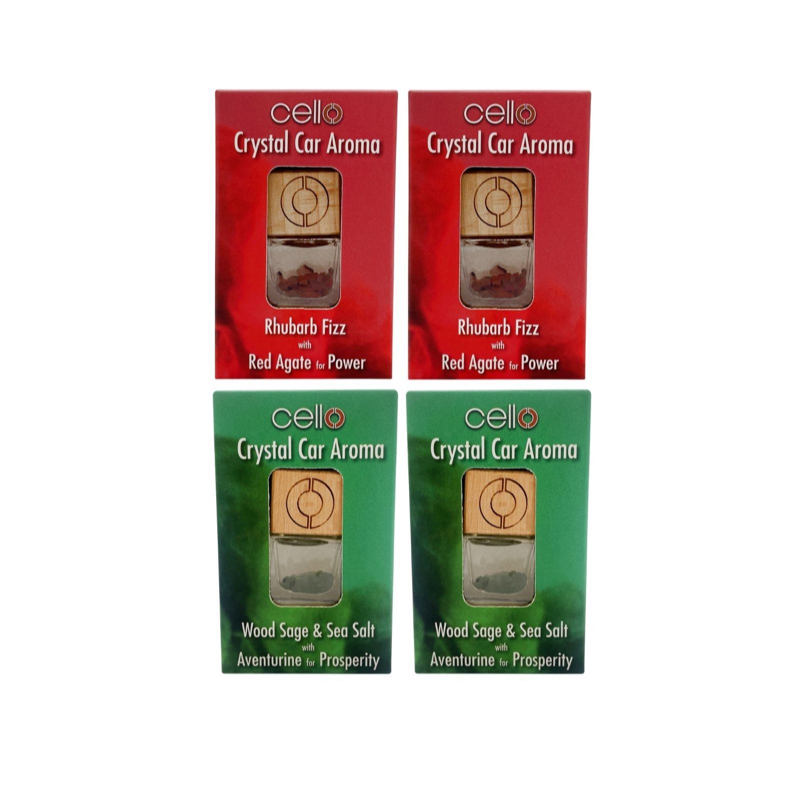 Cello Set of 4 Car Diffusers