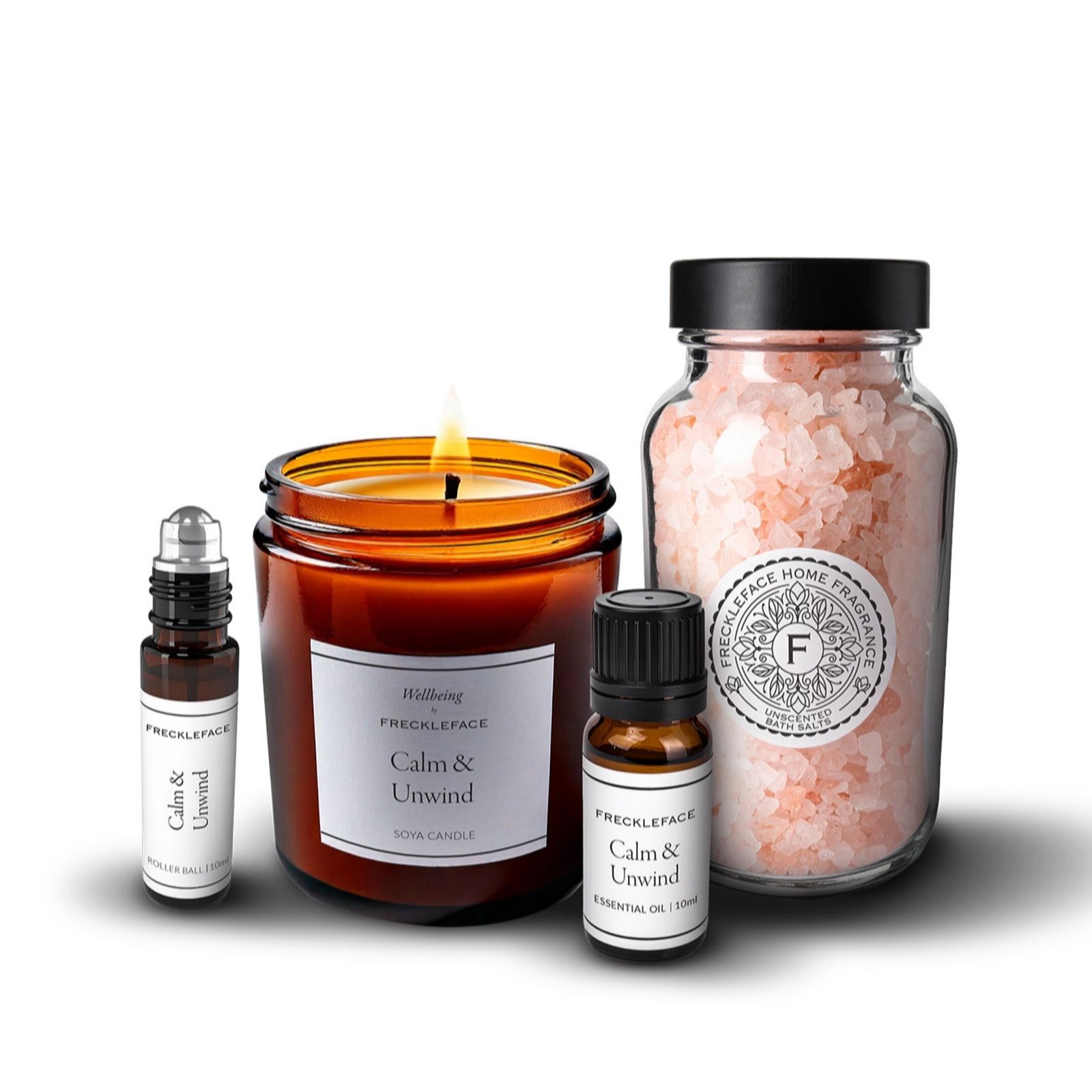 Freckleface Bath Time Ritual Gift Set with 3 Rollerballs
