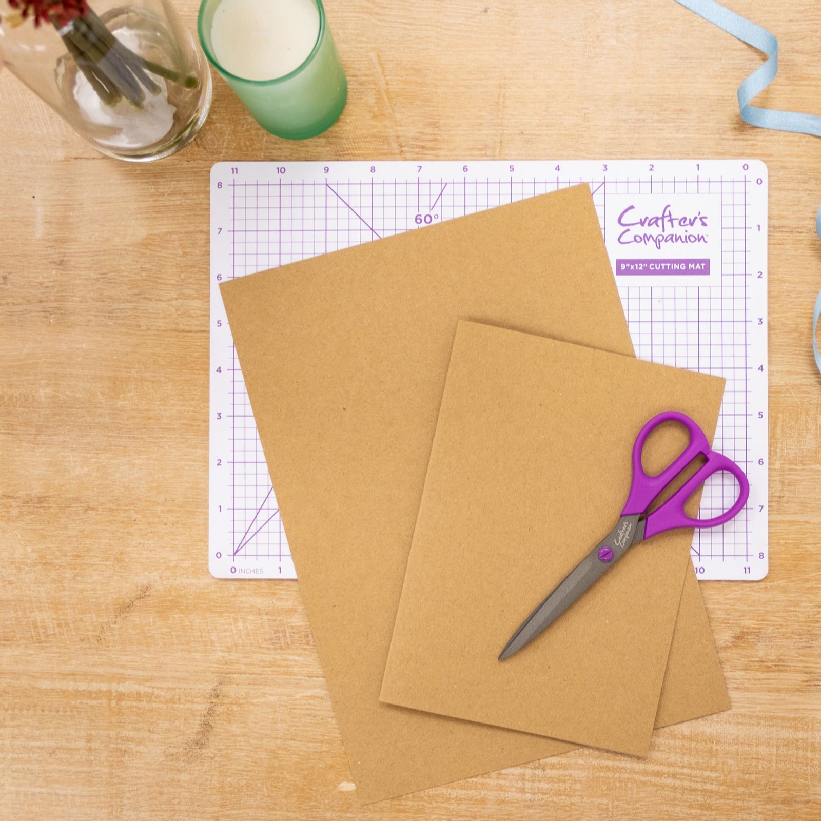 Crafters Companion 50 Sheets A4 Kraft Cardstock QVC UK