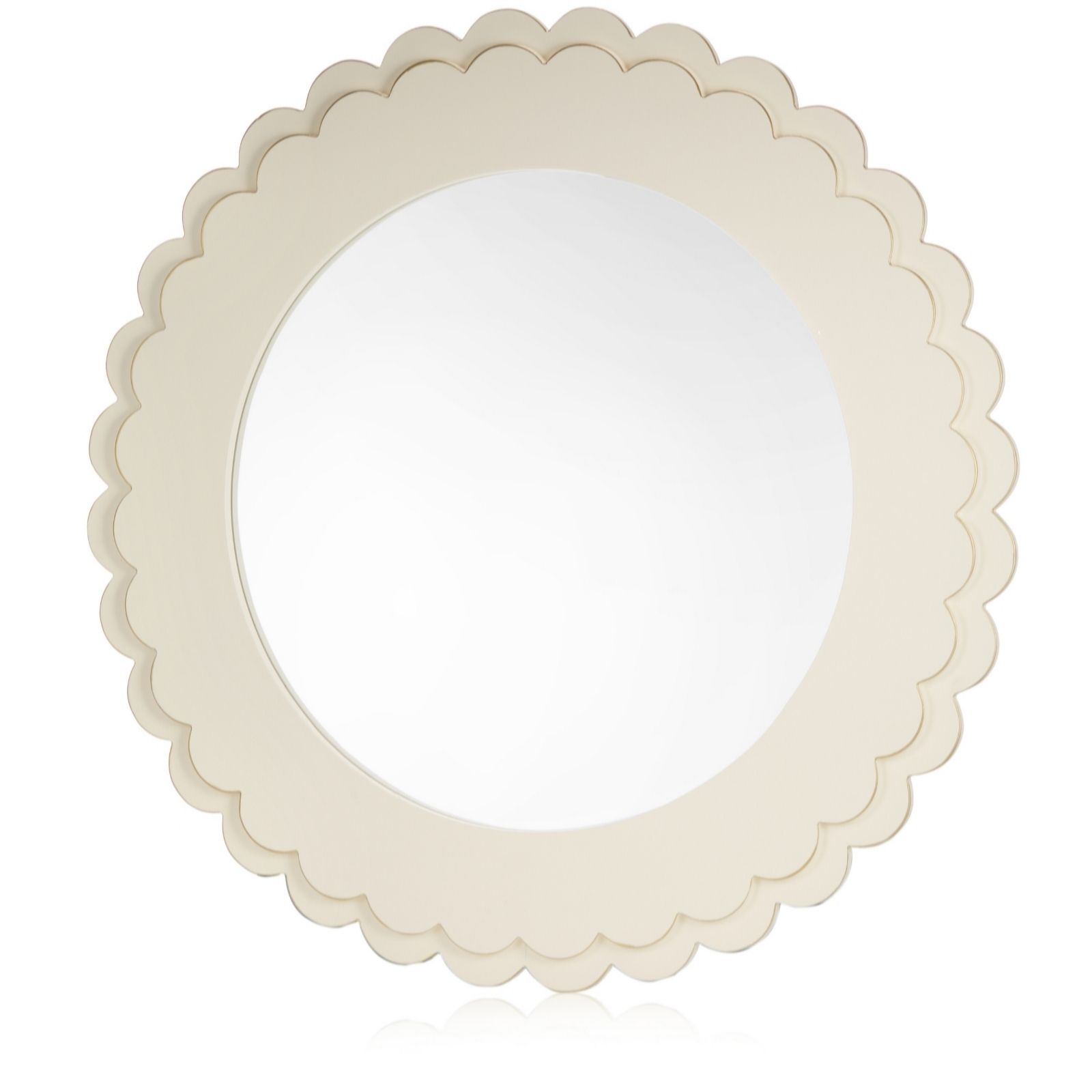 Outlet BundleBerry by Amanda Holden Scalloped Edge Wall Mirror QVC UK