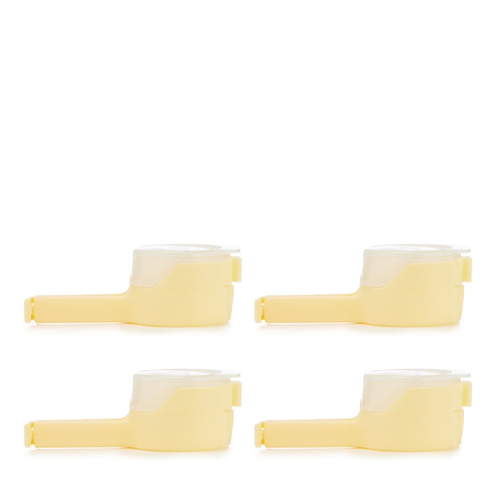 Cook's Essentials Set of 4 Assorted Pour & Store Bag Sealing Lids