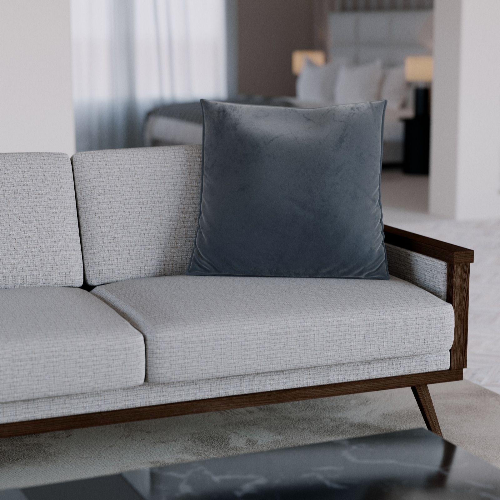 Outlet K by Kelly Hoppen Velvet Cushion