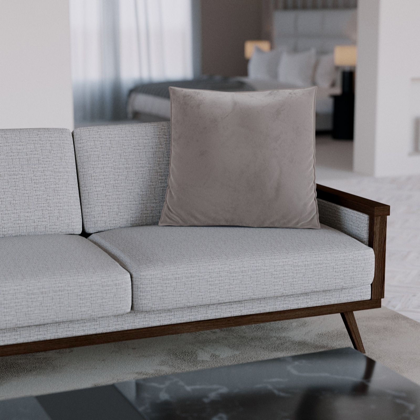 Outlet K by Kelly Hoppen Velvet Cushion