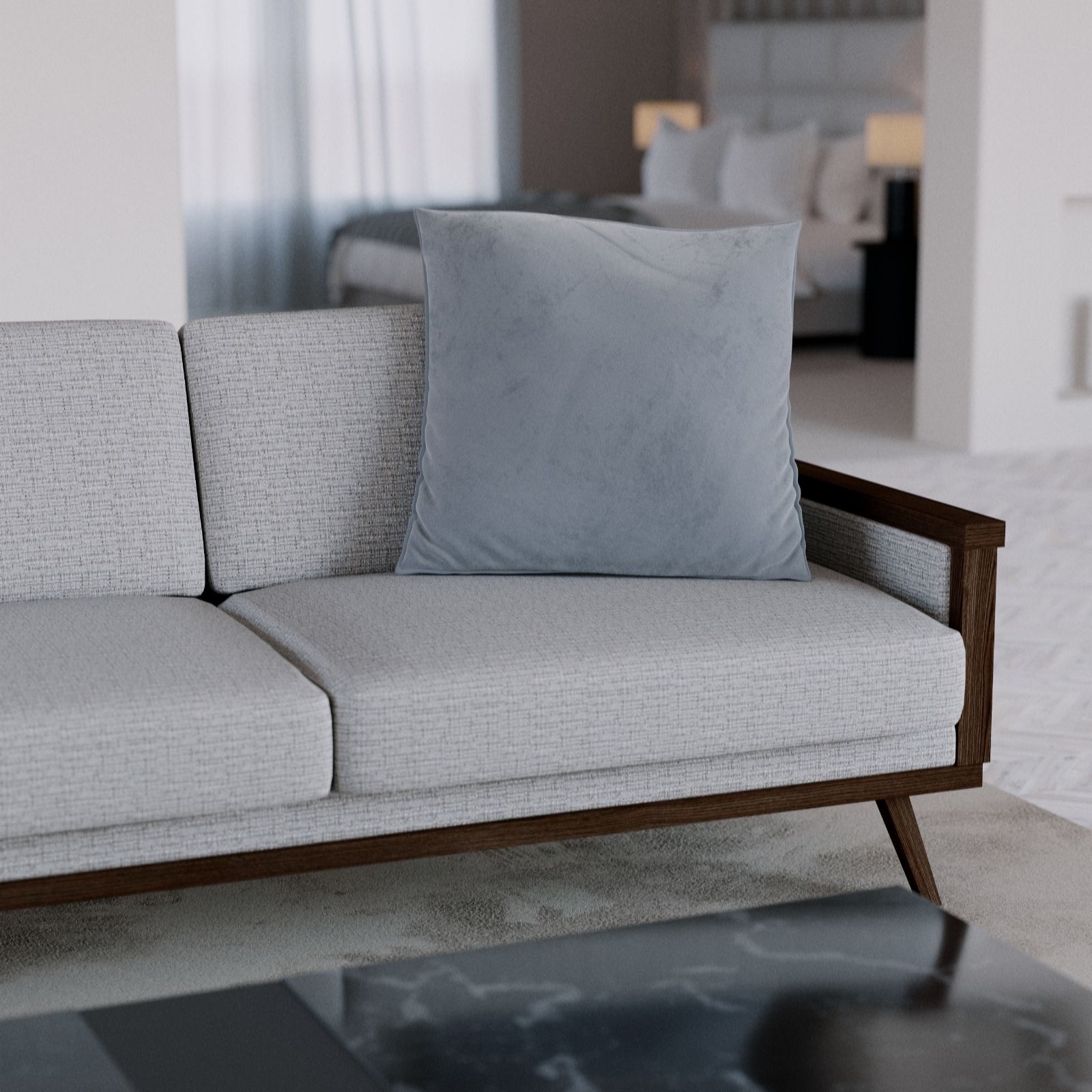 Outlet K by Kelly Hoppen Velvet Cushion