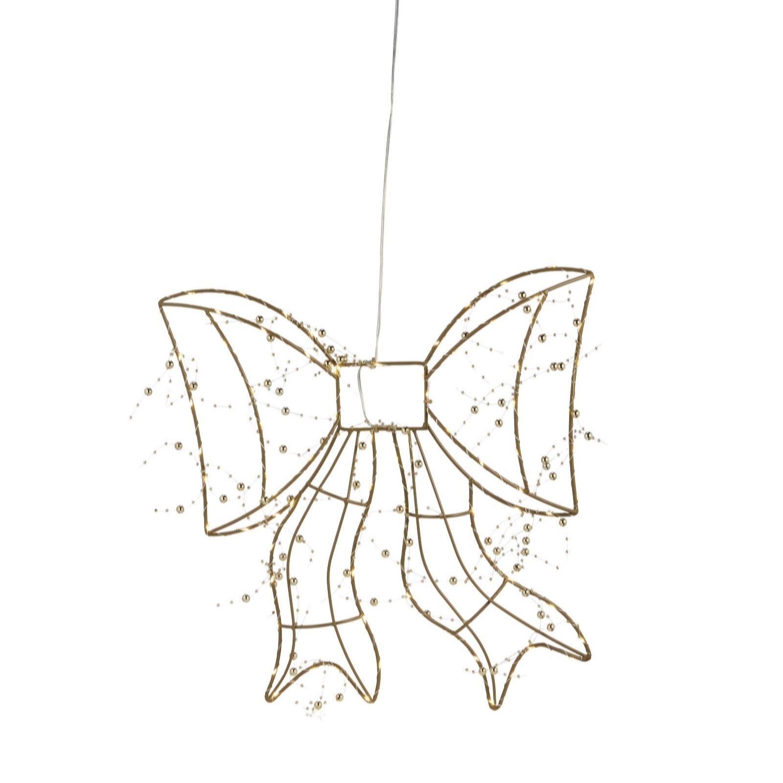 Outlet Sara by Sara Davies 40cm Pre-Lit Beaded Bow