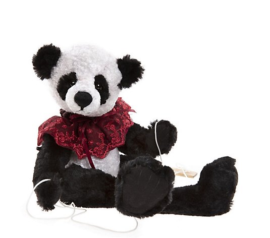 Charlie Bears Old Vic Panda Puppet 14" Plush Bear