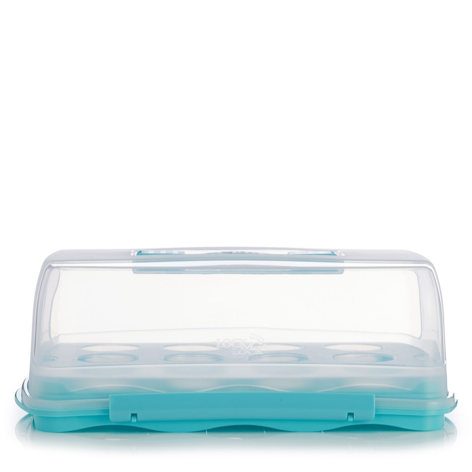 Lock & Lock Cake Carrier with Cake Tray & Cupcake Inserts QVC UK