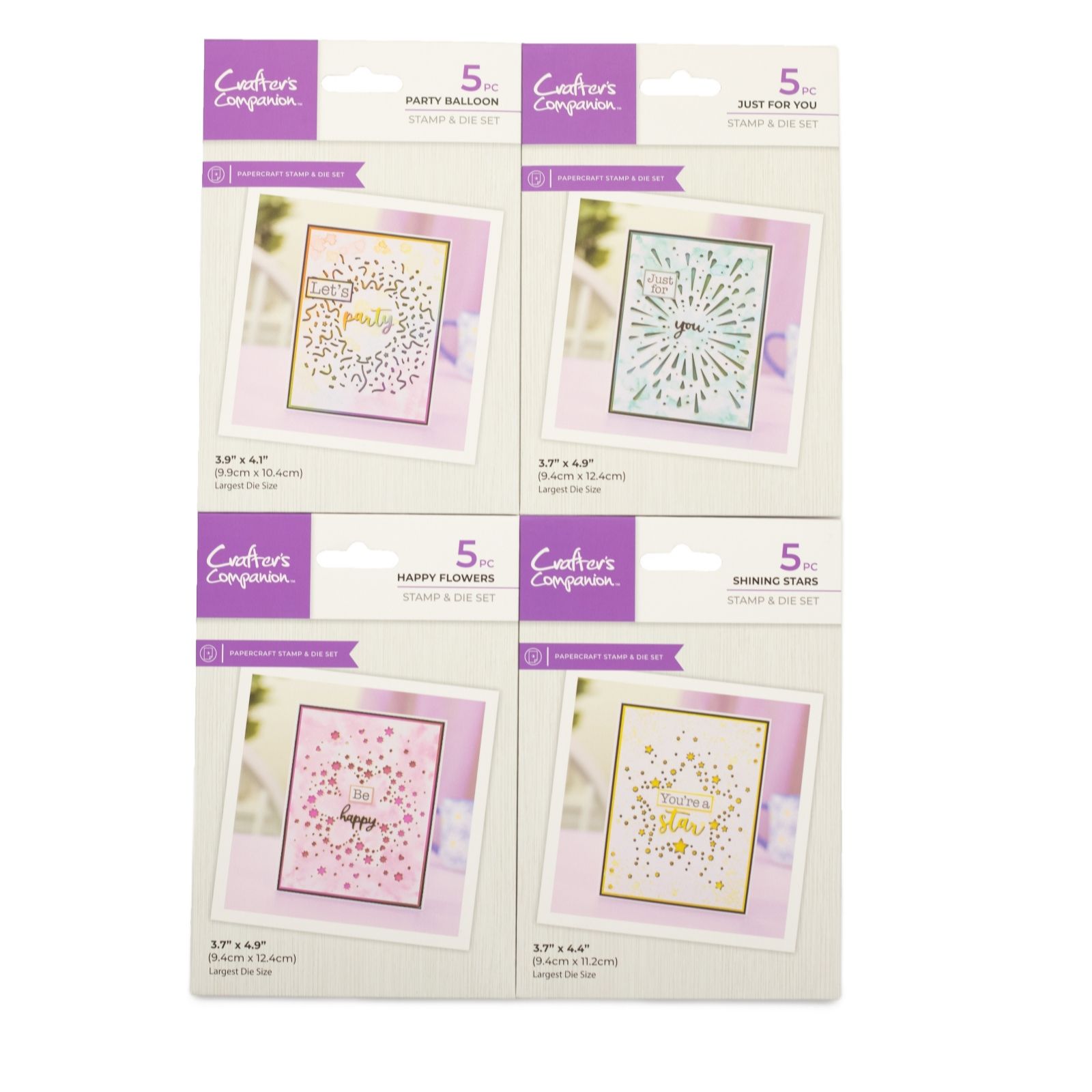 Crafters Companion Confetti Border Dies QVC UK