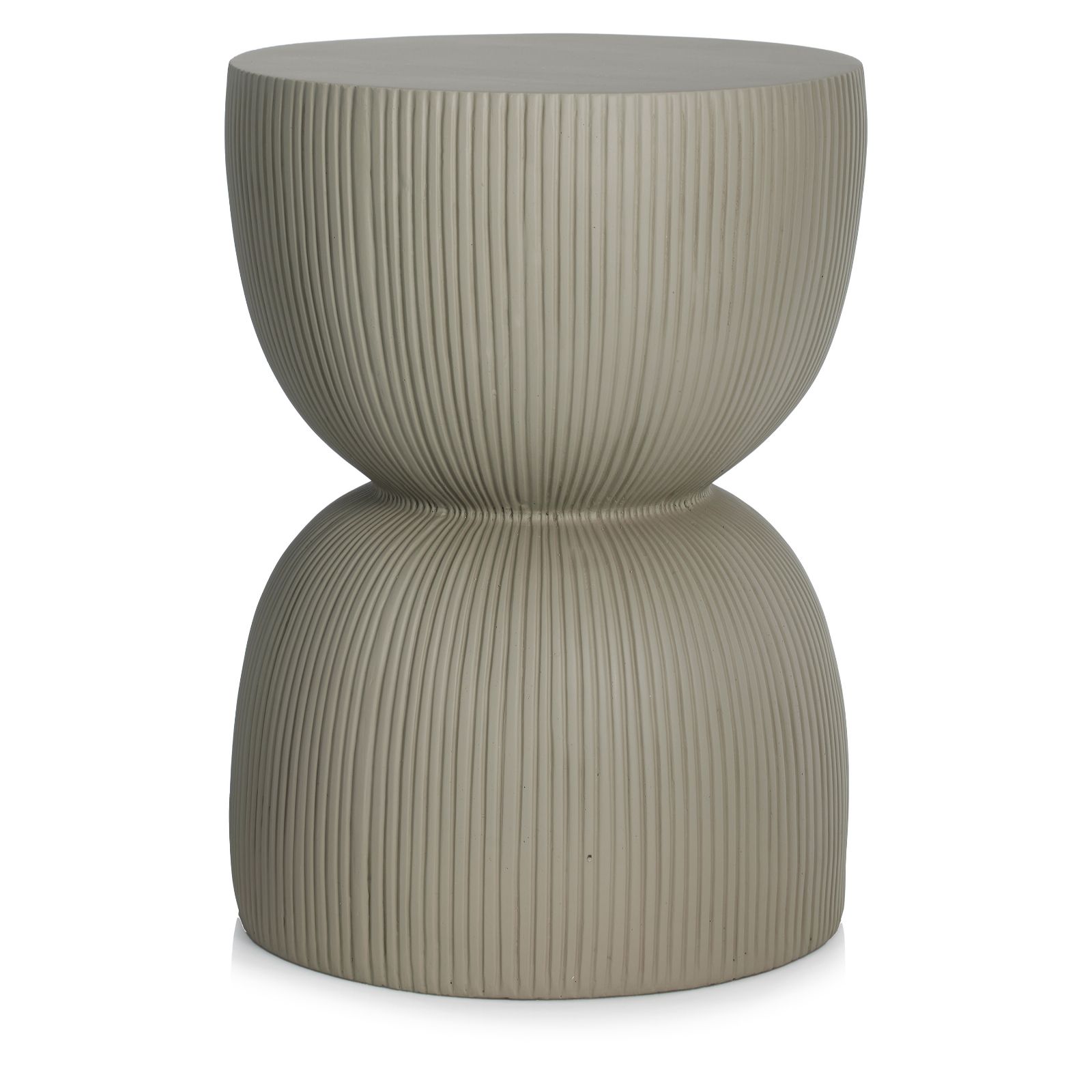 K by Kelly Hoppen Ribbed Indoor Outdoor Pedestal Table