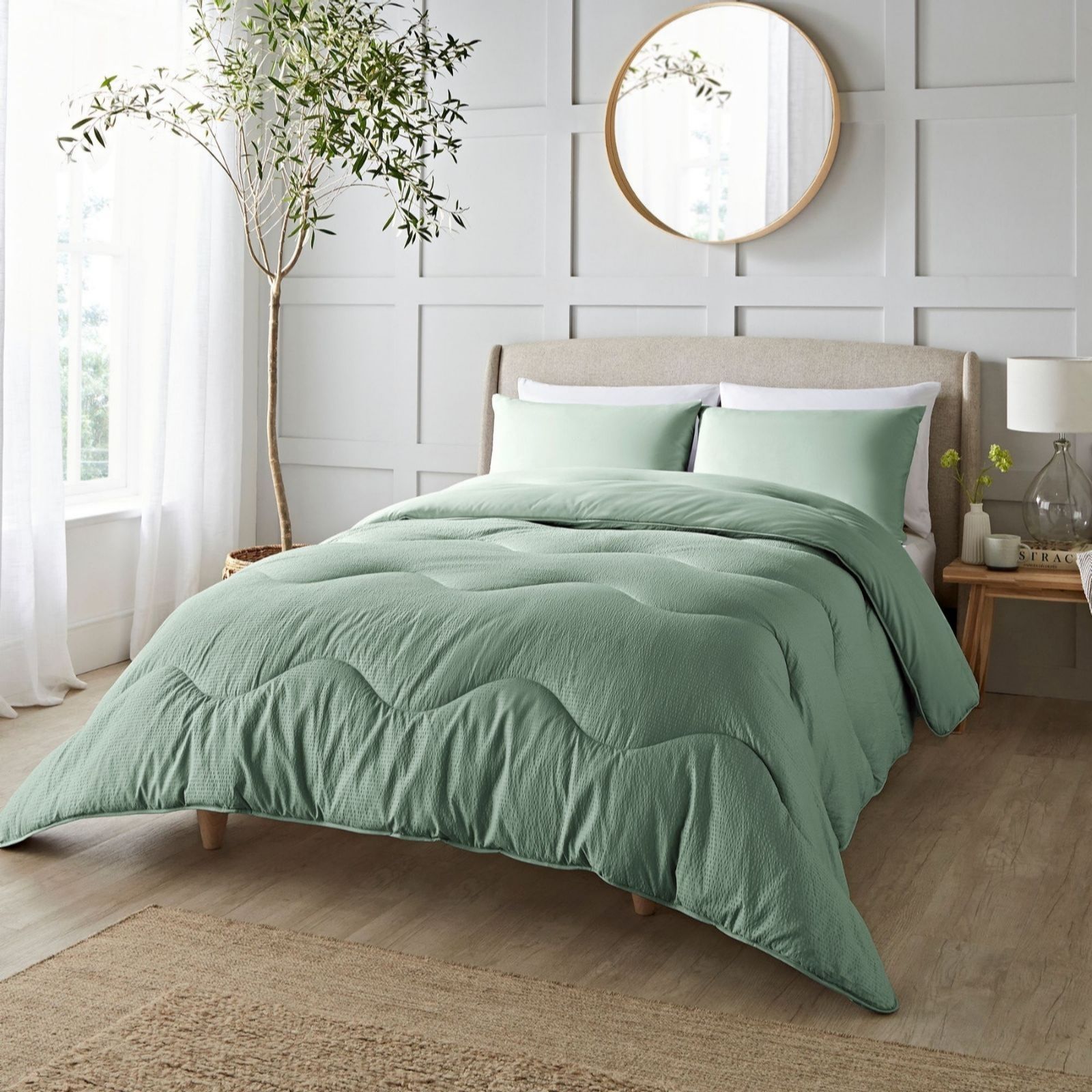 Night Lark Seersucker Coverless 4.5 Tog Duvet