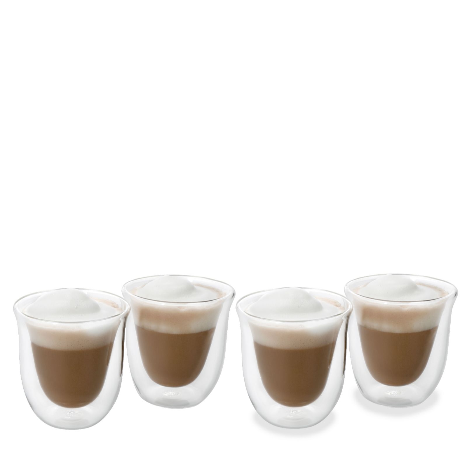 La Cafetiere Set of 4 Double Walled Cappucino Glasses in Gift Box