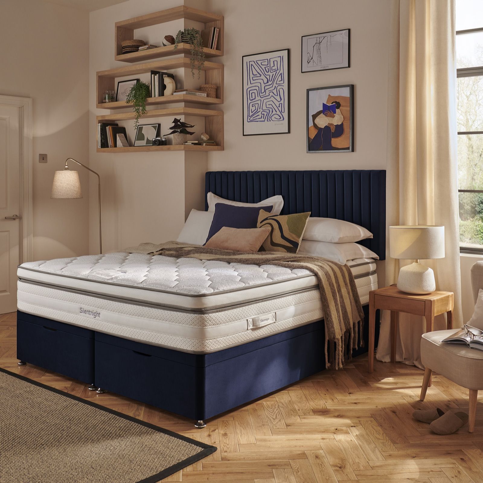 Silentnight ThermaCool Memory 2500 Mirapocket Boxtop Mattress & Ottoman