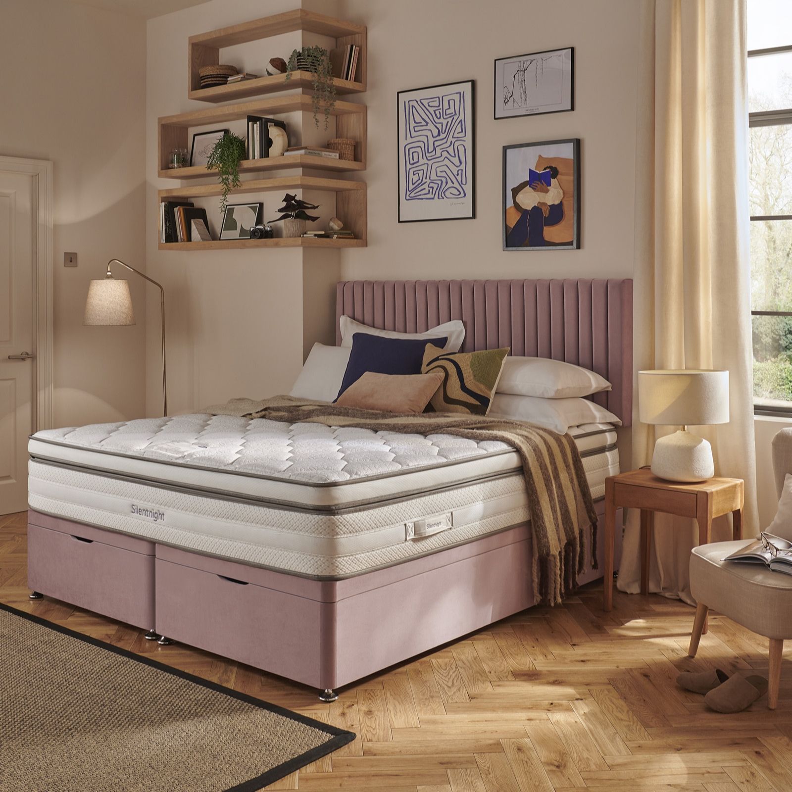 Silentnight ThermaCool Memory 2500 Mirapocket Boxtop Mattress & Ottoman