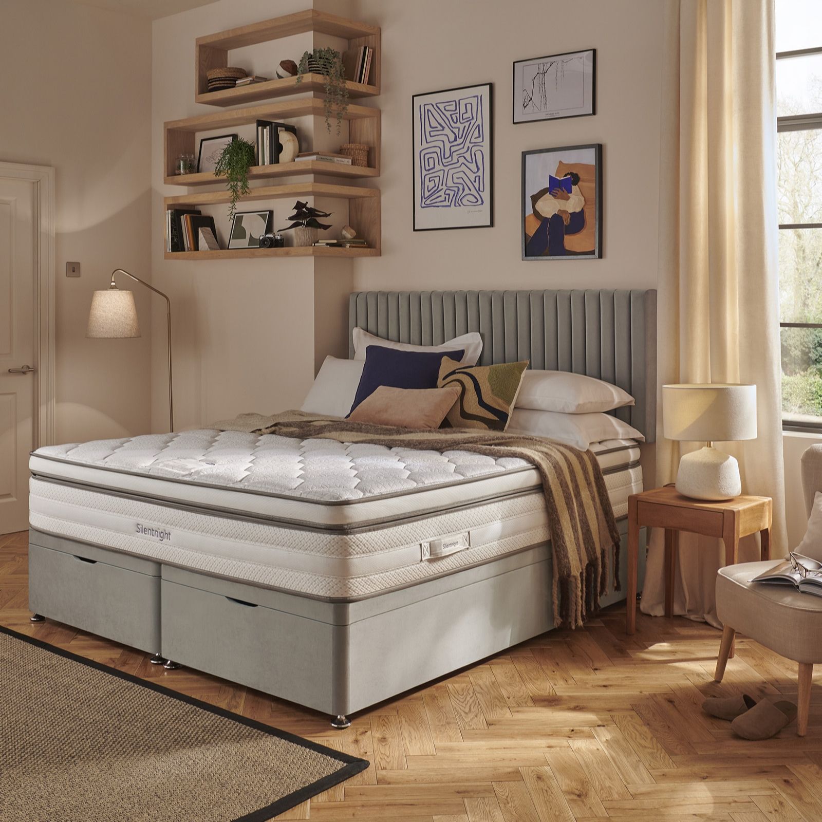 Silentnight ThermaCool Memory 2500 Mirapocket Boxtop Mattress & Ottoman