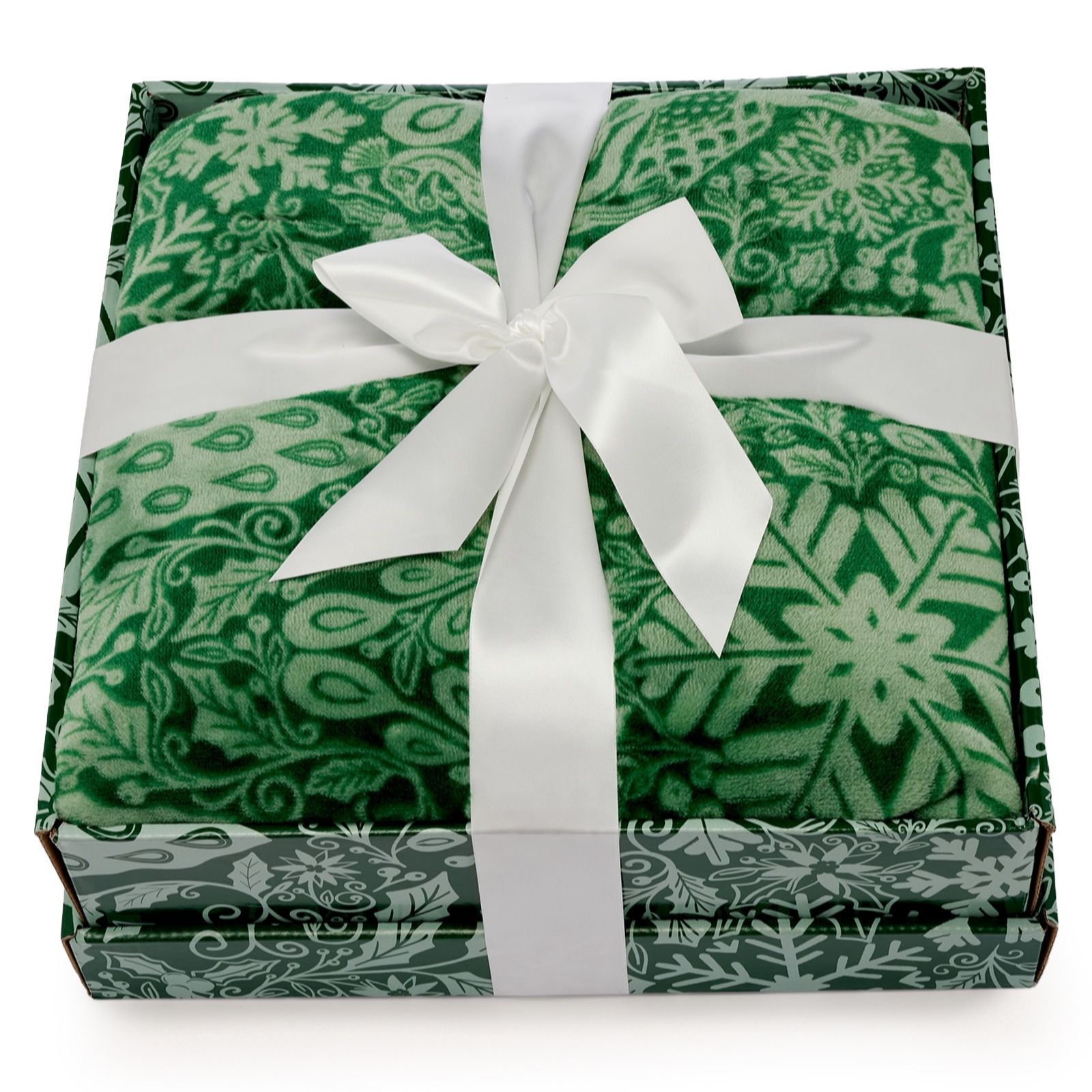 Outlet Cozee Home Velvetsoft Christmas Throw in Giftbox