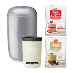 Easiyo Yoghurt Maker with Temperature Strip & Jar & x2 Sachets - 820372