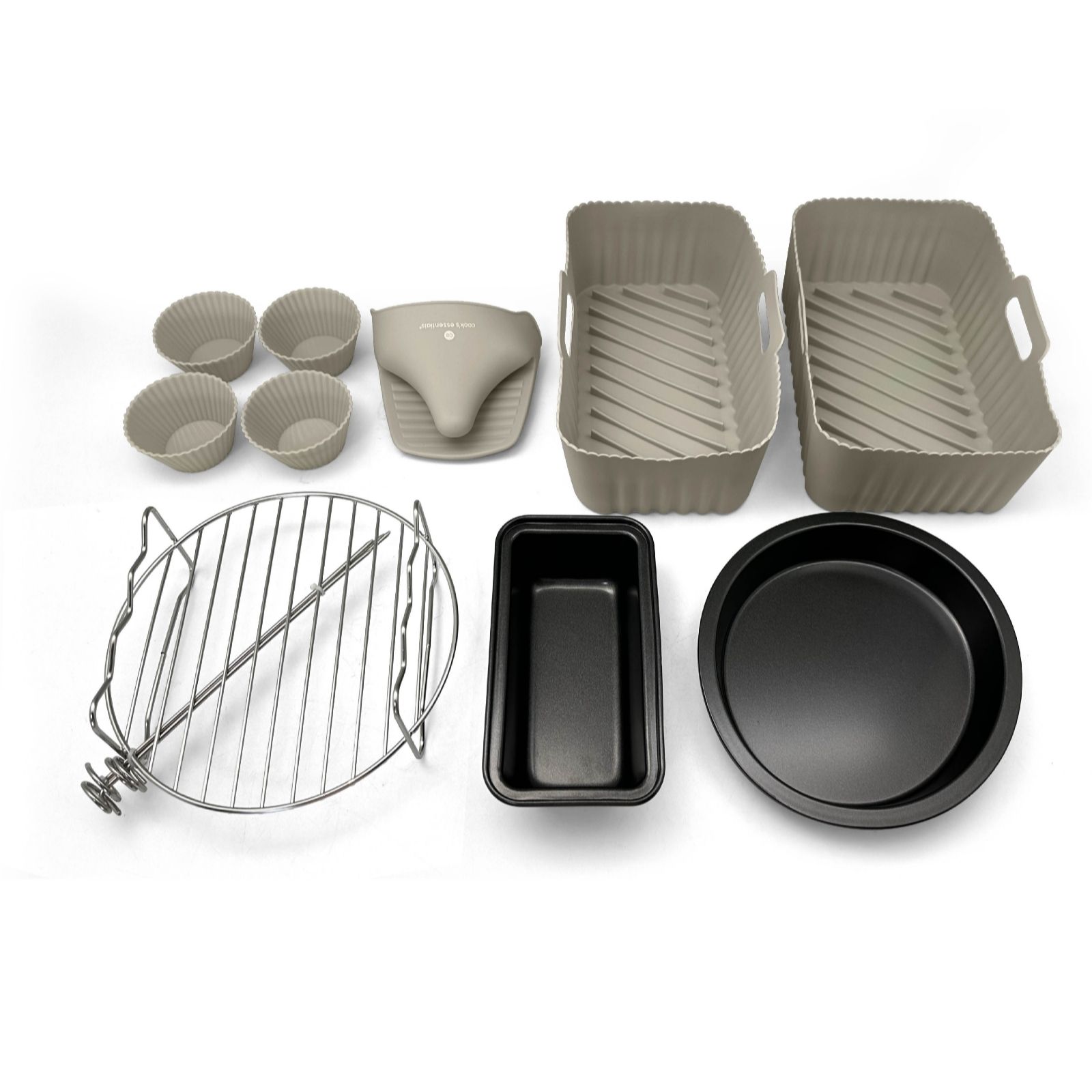 Outlet Cook's Essentials 10 Piece Air Fryer Accessory Bundle