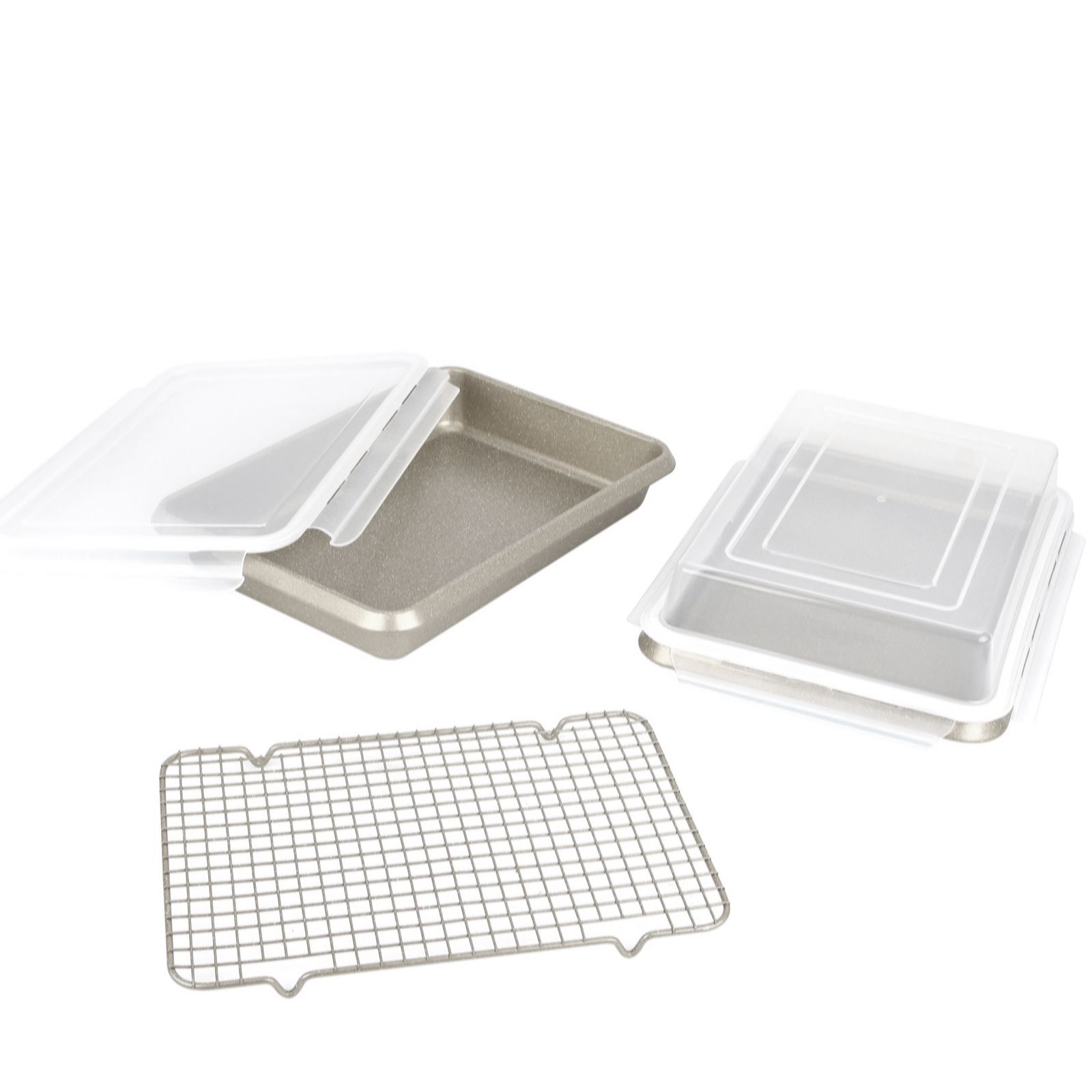 Curtis Stone Set of 2 Dura-pan+ Roast & Bake Store Pan