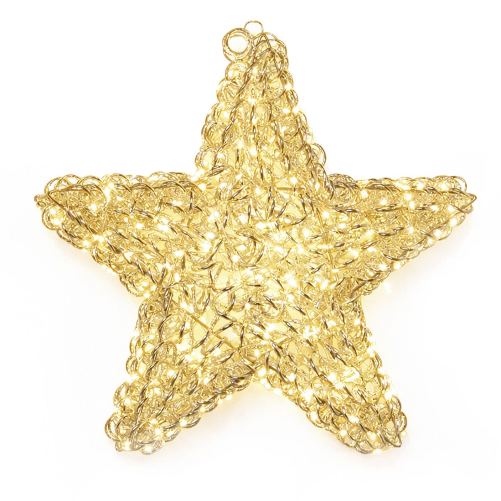 Festive Indoor/Outdoor 45cm Pre Lit Microdot Star