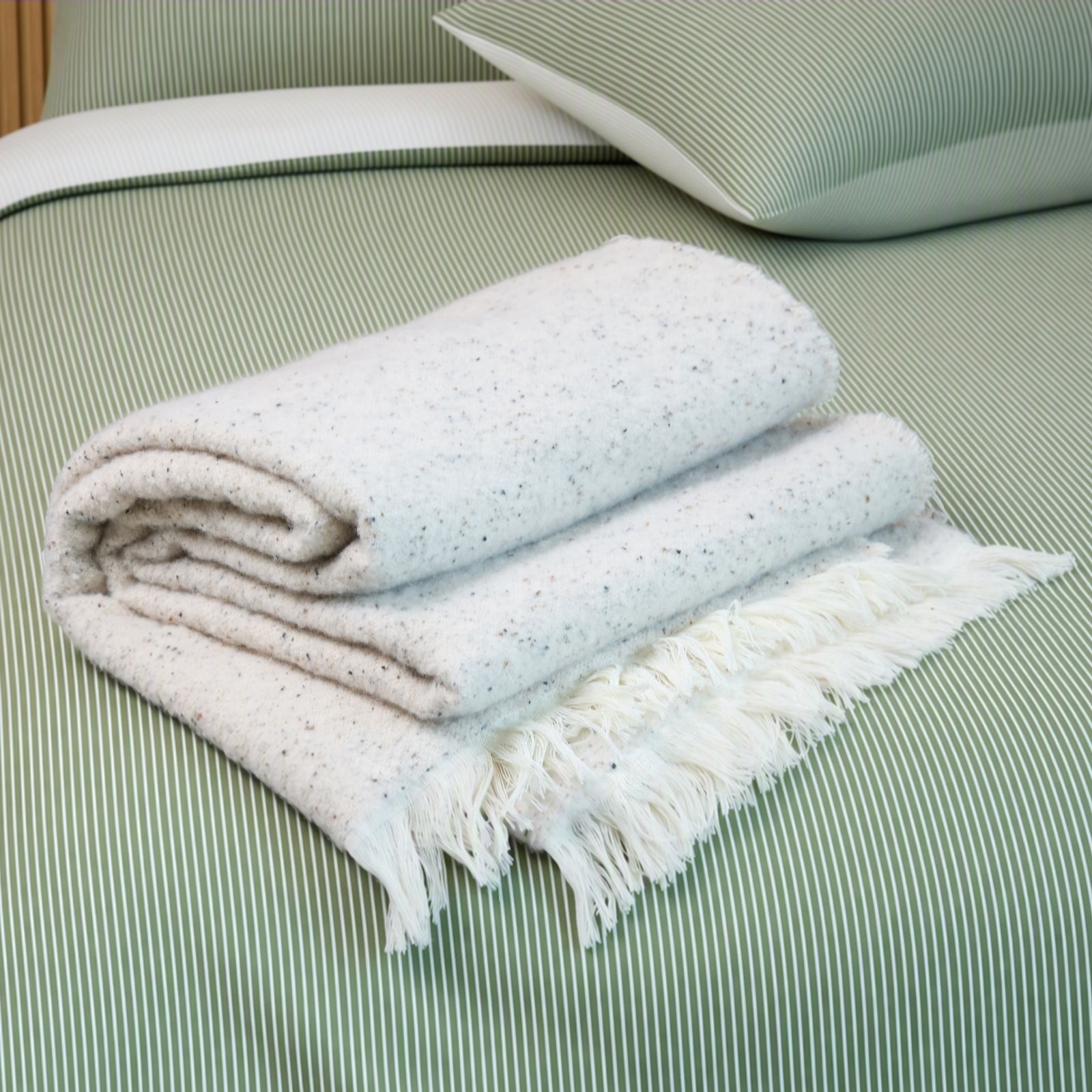 abode Speckled Textured Throw
