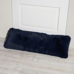 Cozee Home Faux Fur Draught Excluder with Removable Cover