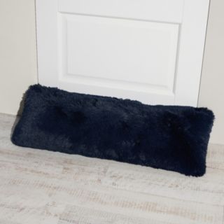 Cozee Home Faux Fur Draught Excluder with Removable Cover