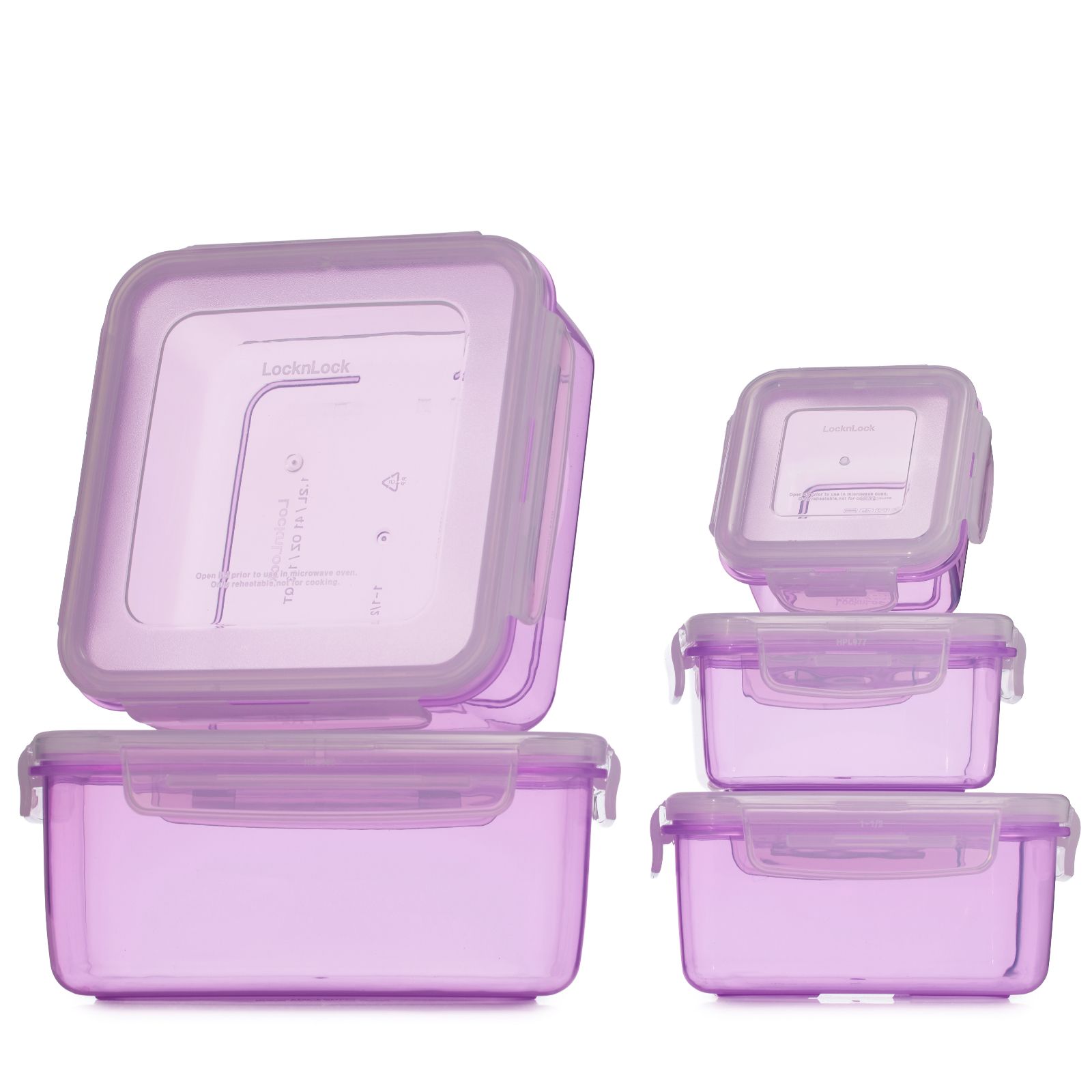 LocknLock 5 Piece Classic Storage Container Set