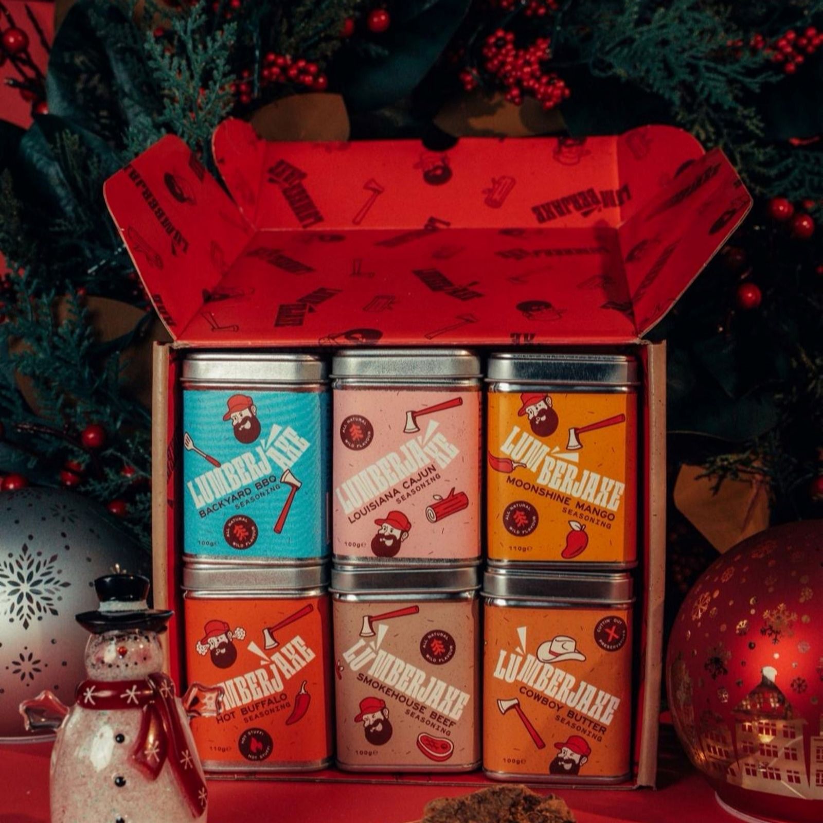 Lumberjaxe 6 Piece Seasoning Gift Box