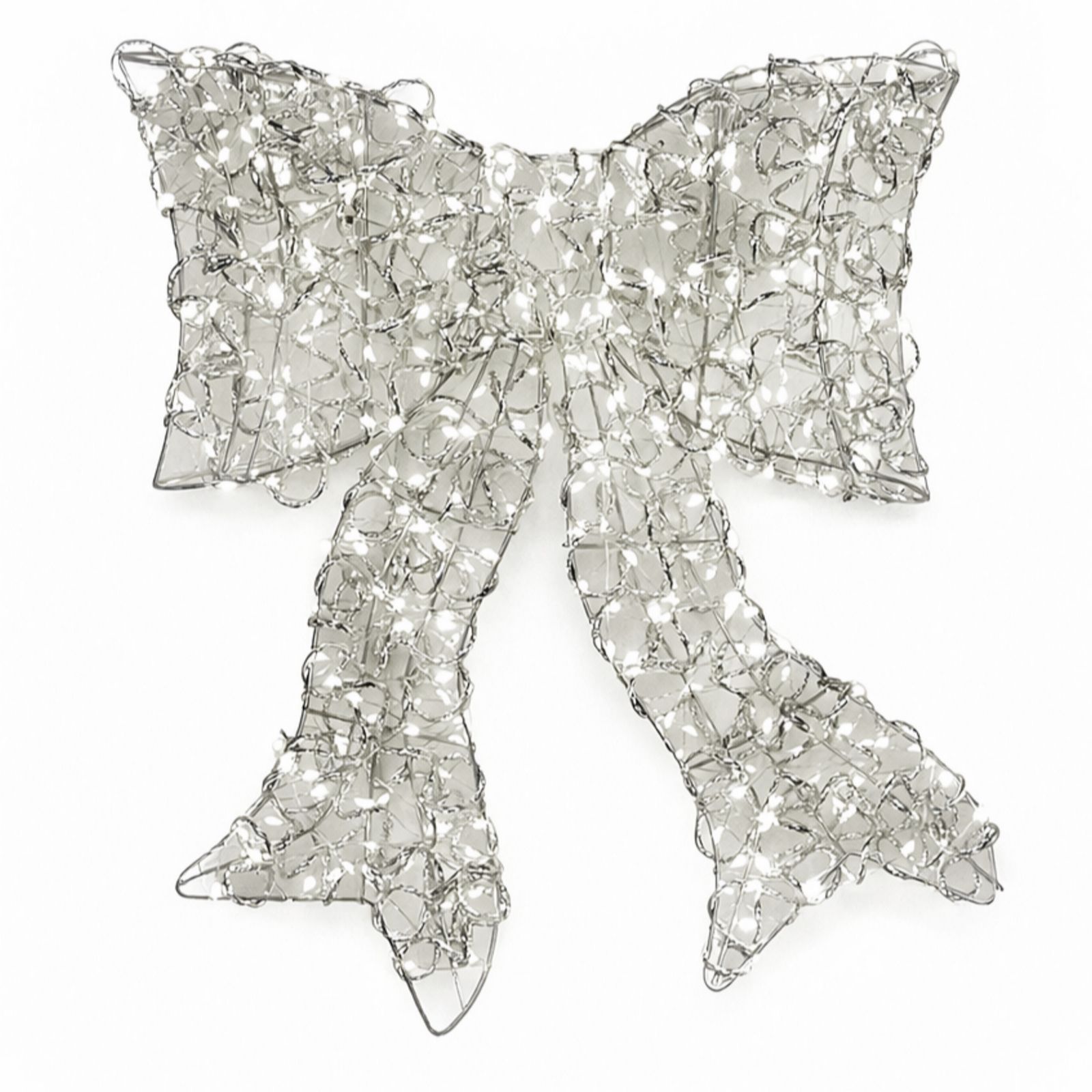 Festive Indoor/Outdoor 40cm Pre Lit Microdot Door Bow