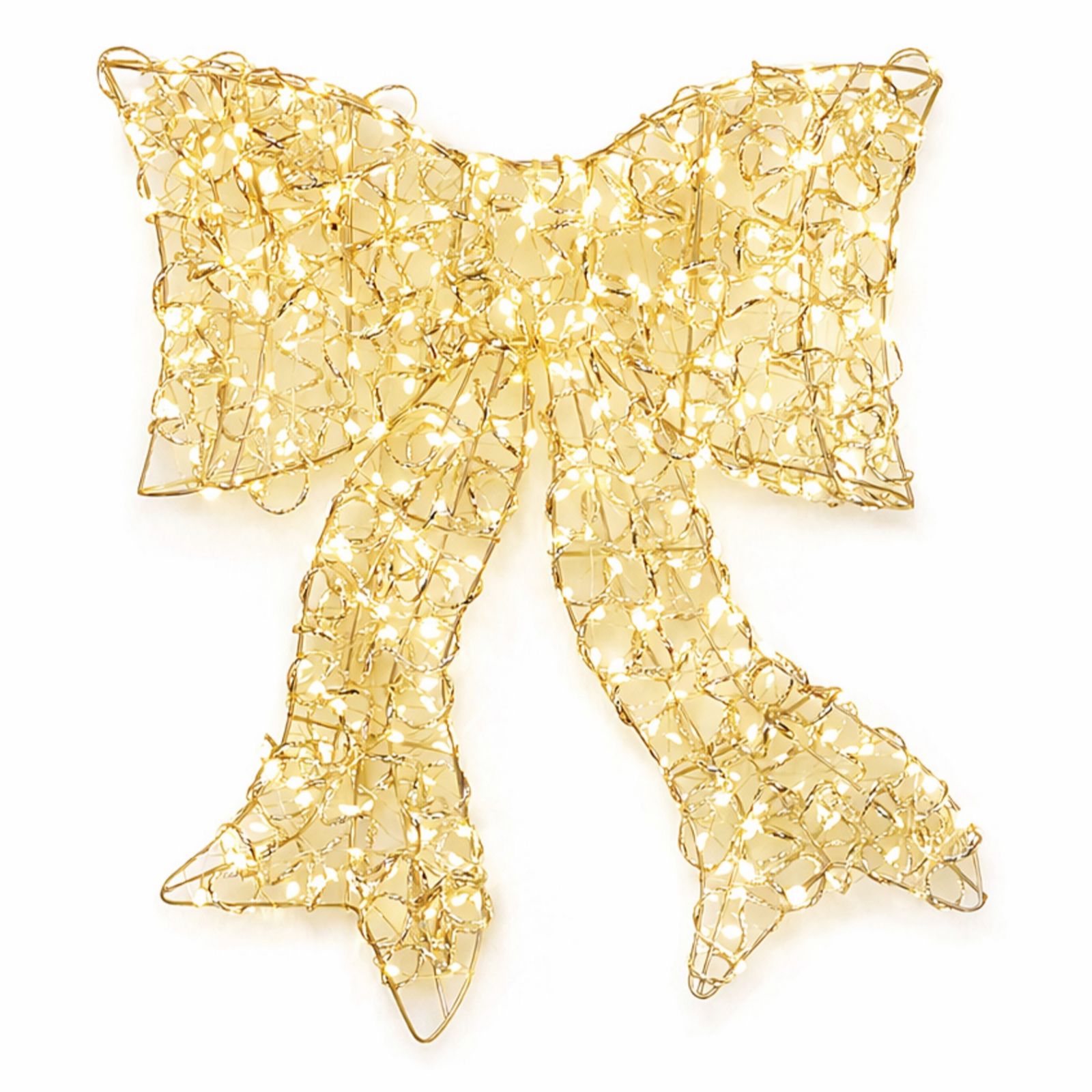 Festive Indoor/Outdoor 40cm Pre Lit Microdot Door Bow