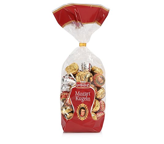 Lambertz 980g Mozartkugeln Chocolate Marzipan Gift Bag
