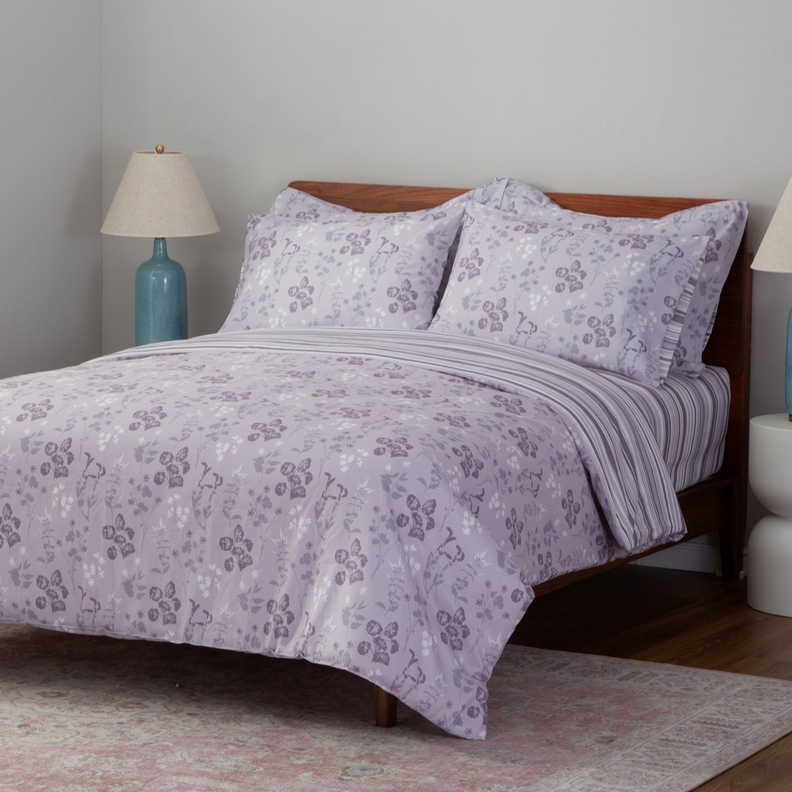 Outlet Supersoft by Cozee Home Soft Floral 6 Piece Duvet Set