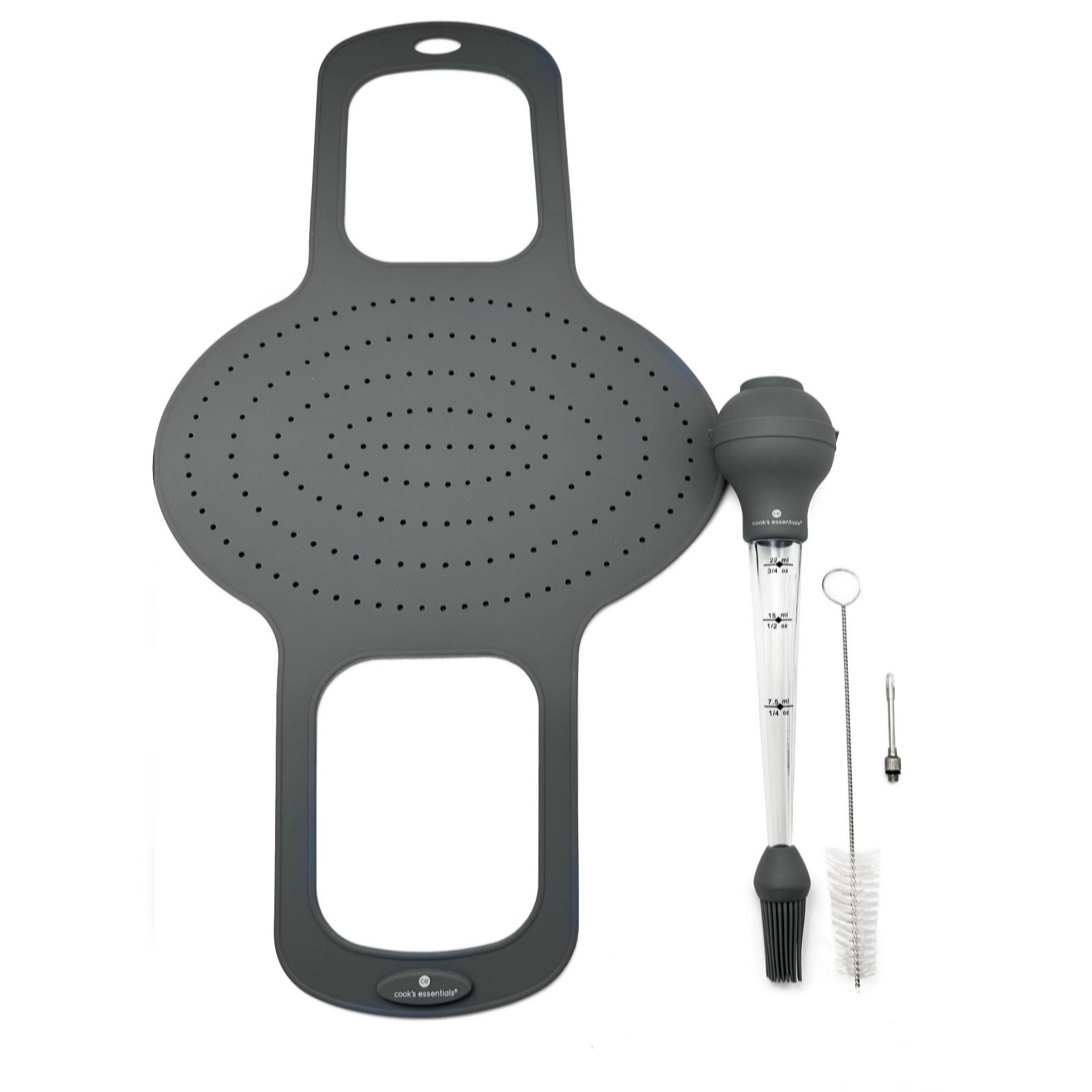 Outlet Cook's Essentials Silicone Roasting Sling with Baster