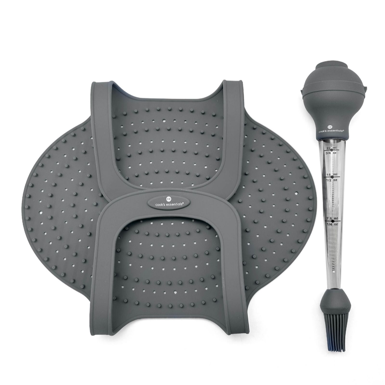Outlet Cook's Essentials Silicone Roasting Sling with Baster - QVC UK