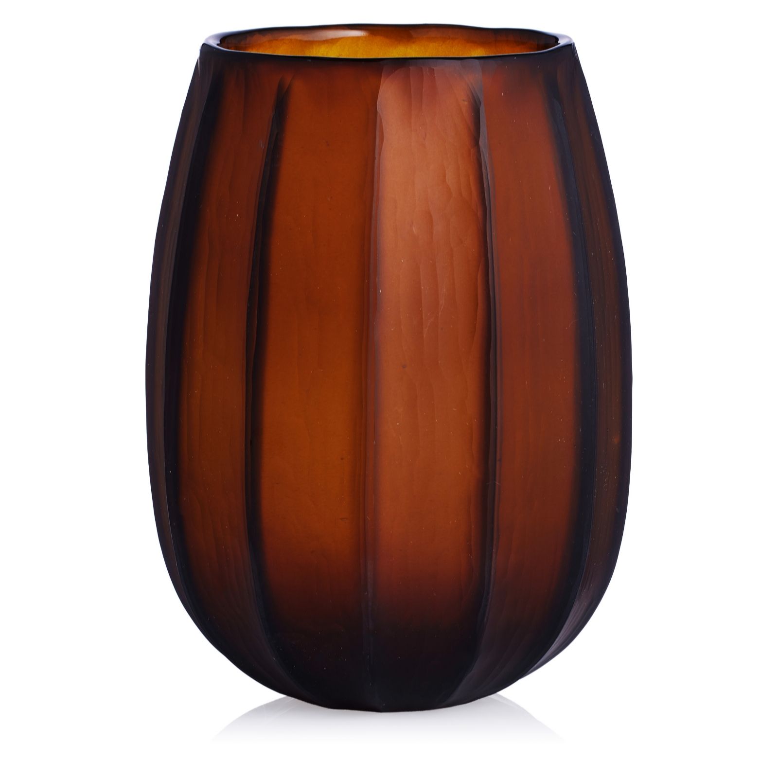 abode Amber Glass Hurricane