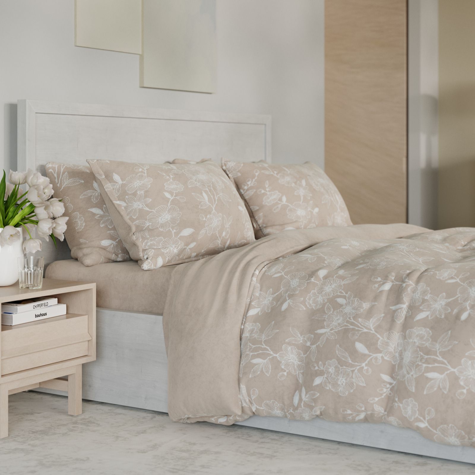 Cozee Home Velvetsoft Wildflower 6 Piece Duvet Set