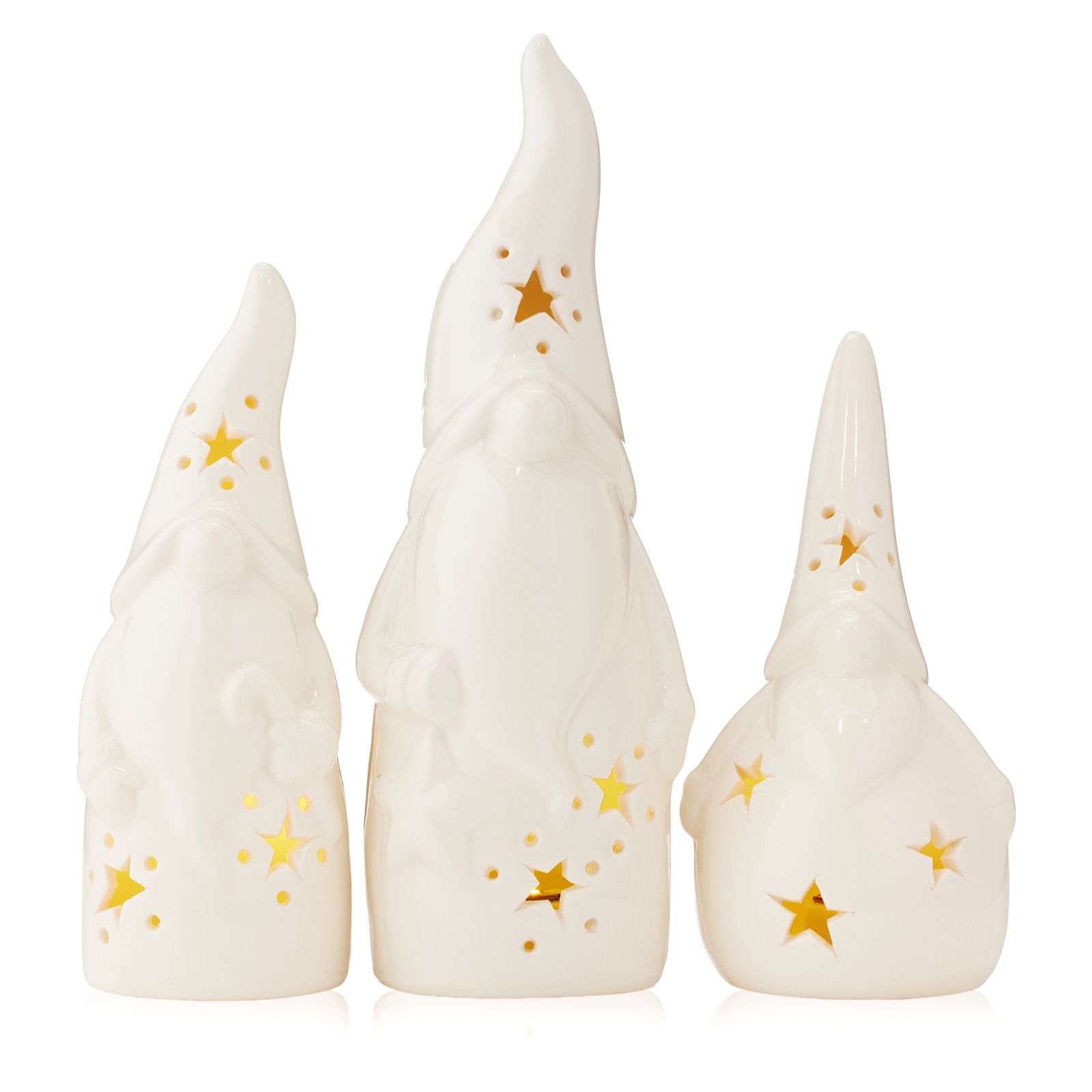 Home Stories Set of 3 Pre Lit Gonks