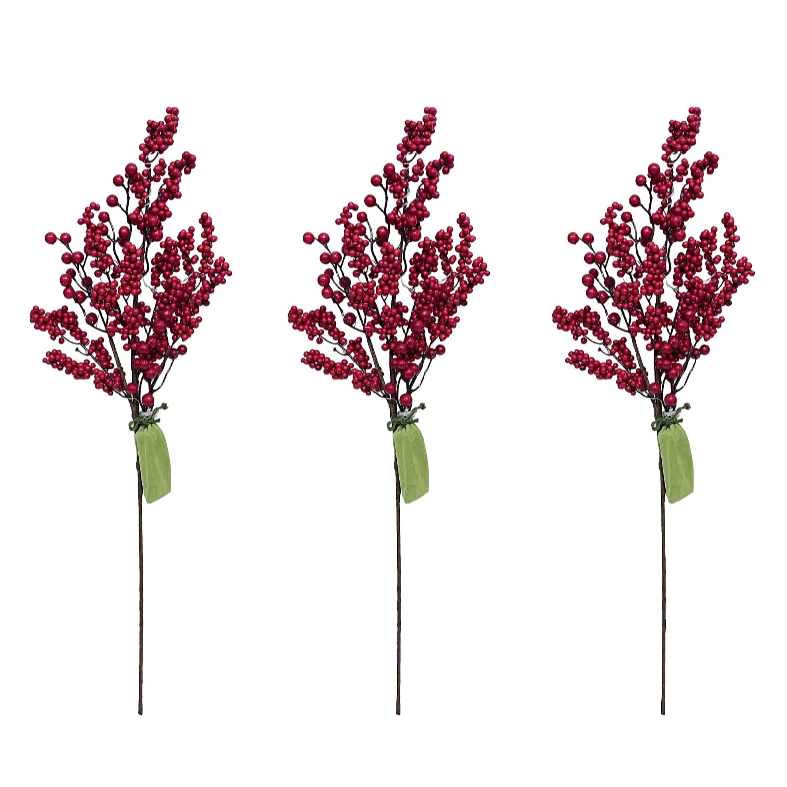 Sara by Sara Davies Set of Three Pre-Lit Berry Picks