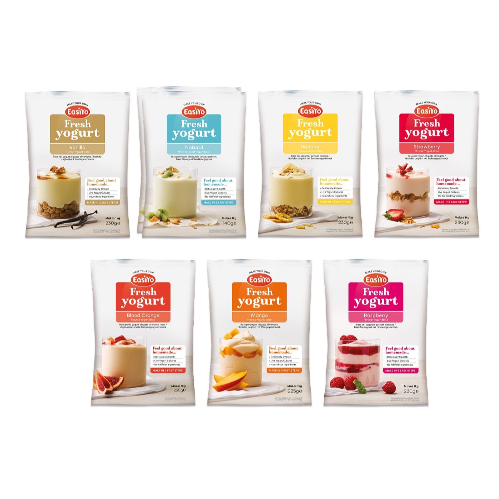 Easiyo Ultimate Set of 8 Everyday Selection