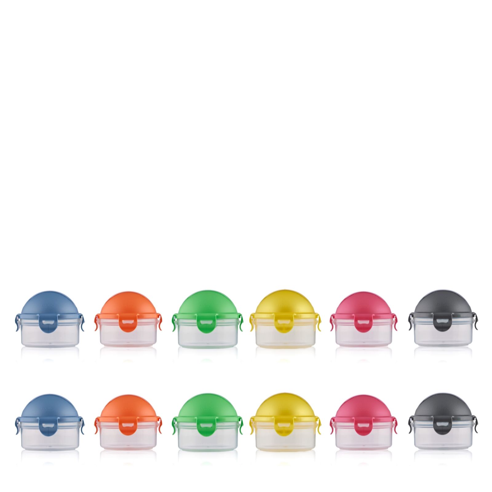 Outlet LocknLock Set of 12 Assorted Summer Tone Mini Bowls