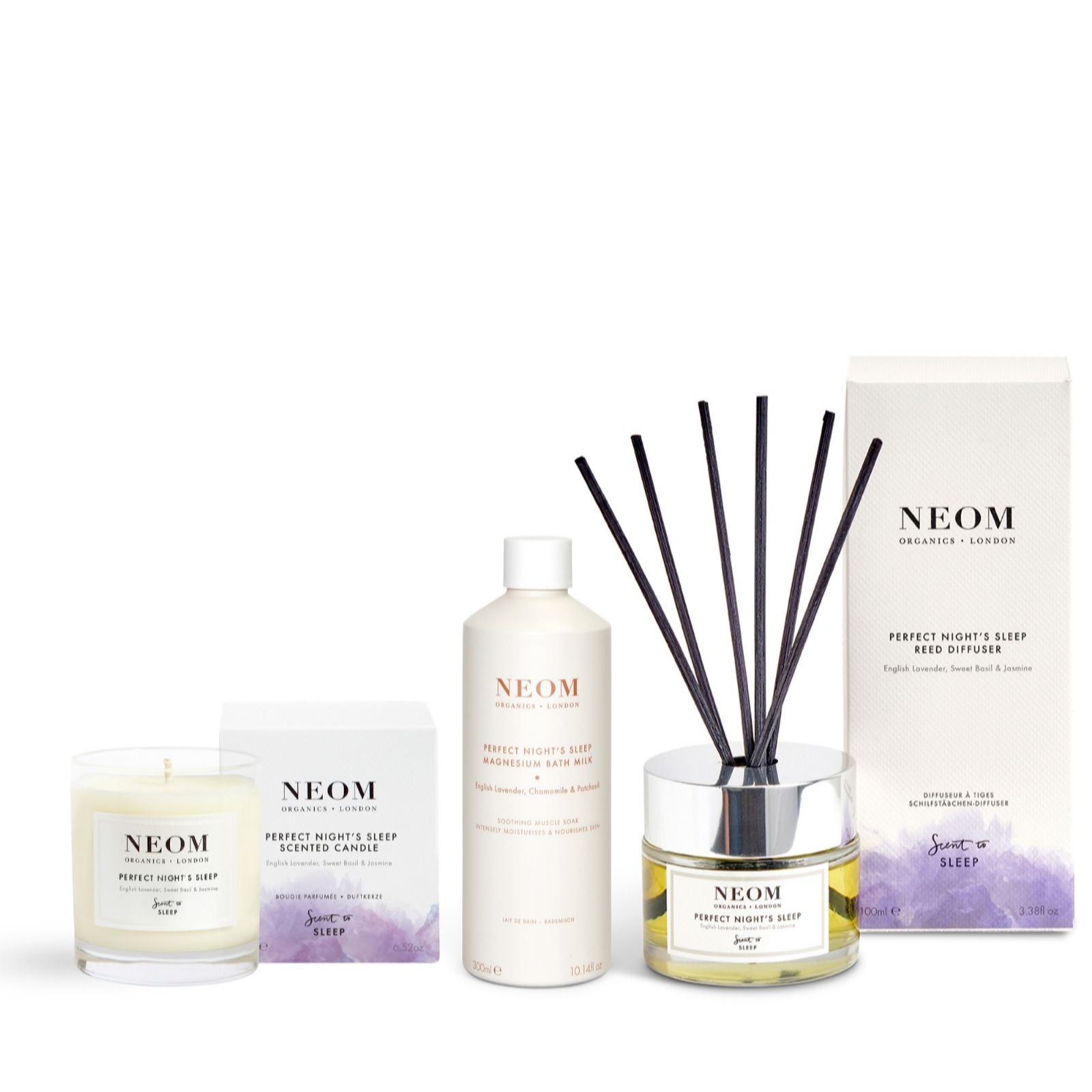 Neom 3 Piece Bath & Home Wellbeing Collection - QVC UK