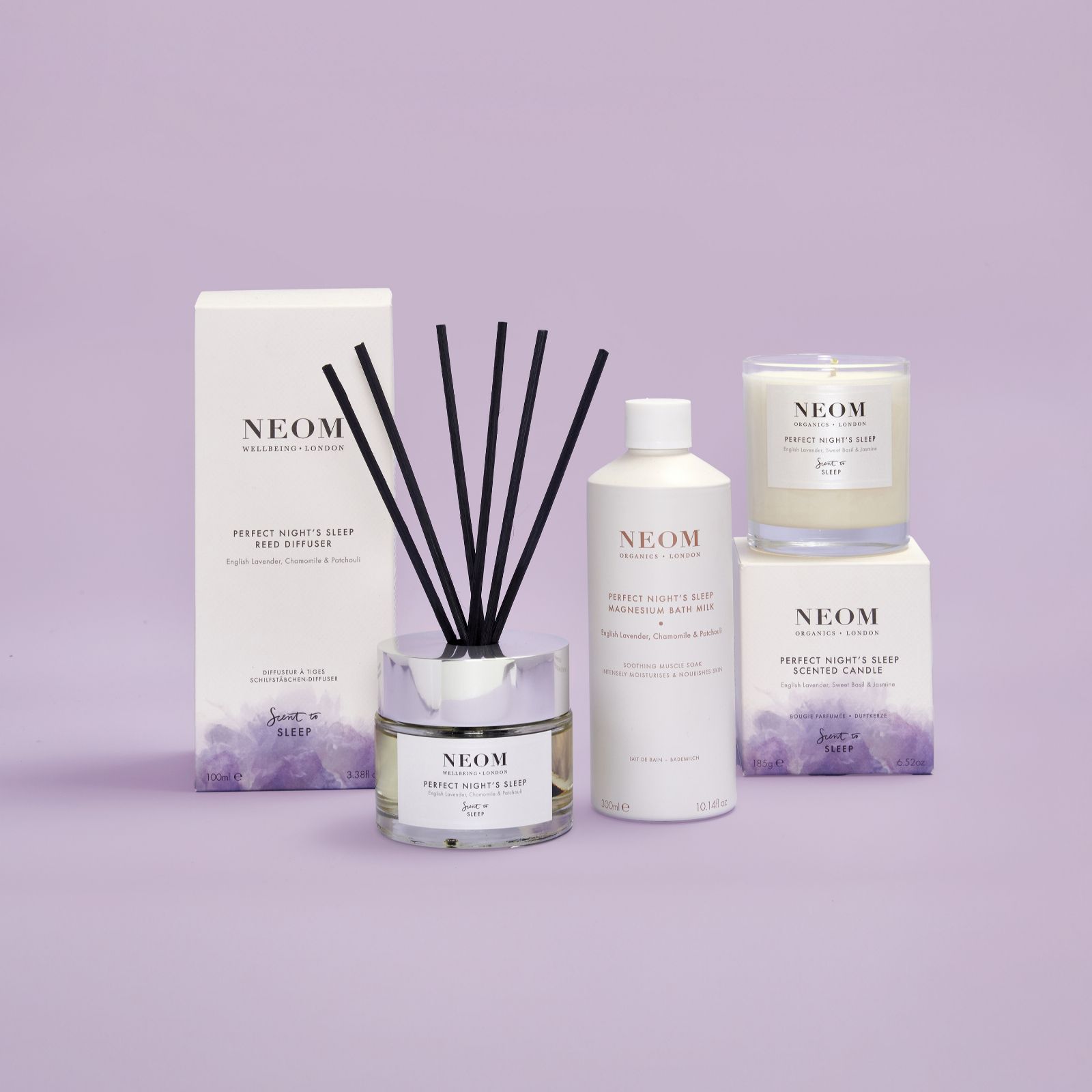 Neom 3 Piece Bath & Home Wellbeing Collection - QVC UK