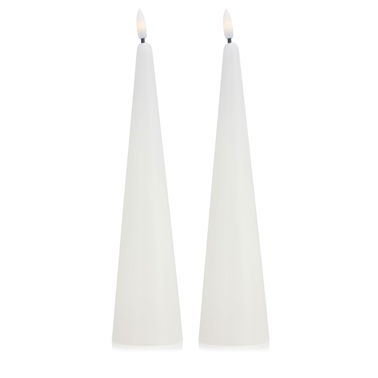 Home Stories Set of 2 Wax Flameless Candles