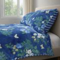 Cozee Home Velvetsoft Butterfly Floral 3 Piece Duvet Set