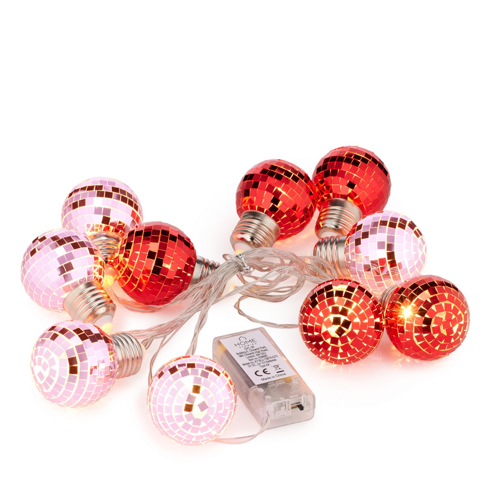 Outlet Home Stories Set Of 2 230cm Disco Ball Battery Operated Light