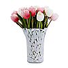 JM by Julien Macdonald Real Touch Tulips in Confetti Handkerchief Vase