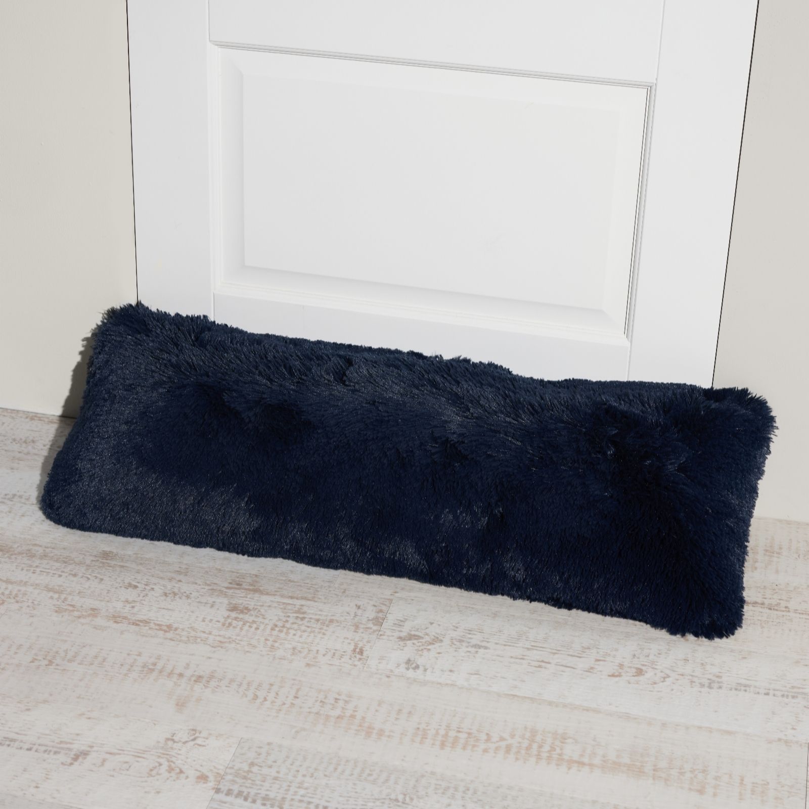Outlet Cozee Home Faux Fur Draught Excluder with Removeable Cover