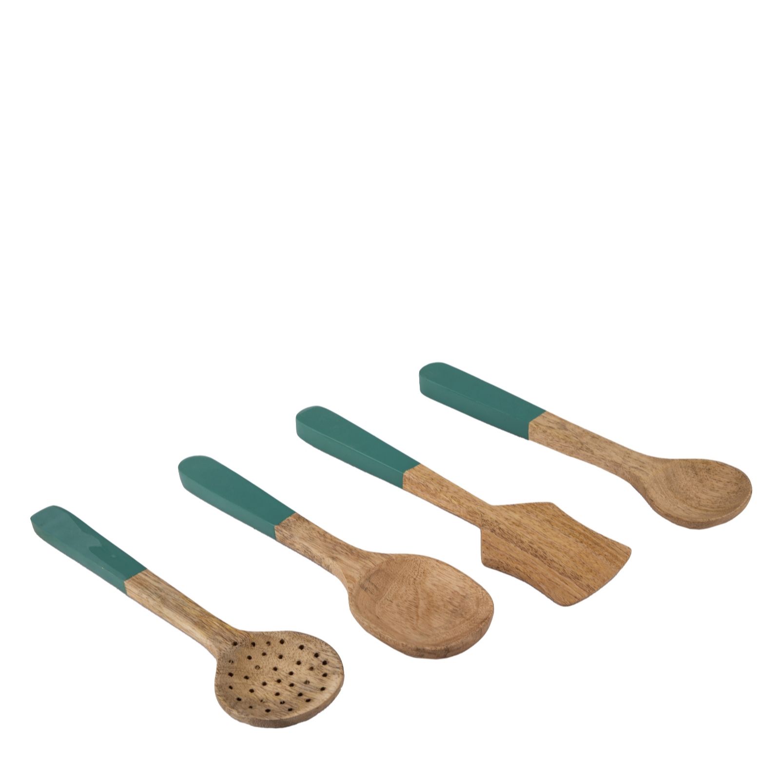 Sara By Sara Davies Set of 4 Mango Wood Spoon & Spatula Set